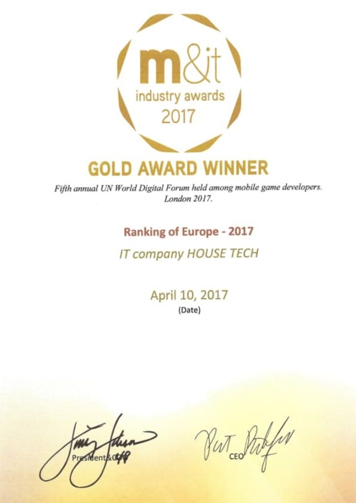 Gold Award Winner