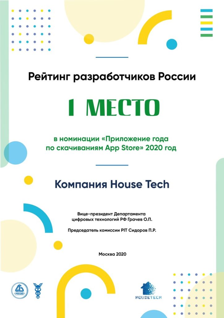 Рейтинг разработчиков России